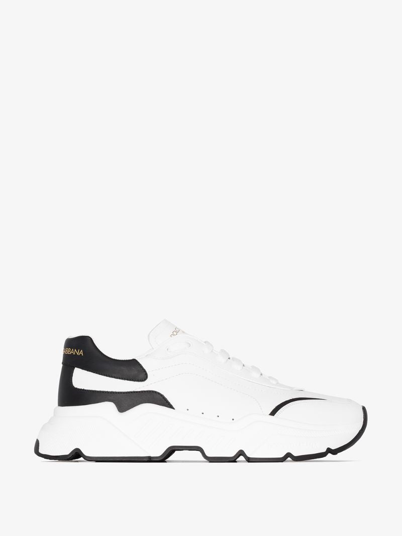 White Daymaster Leather Sneakers