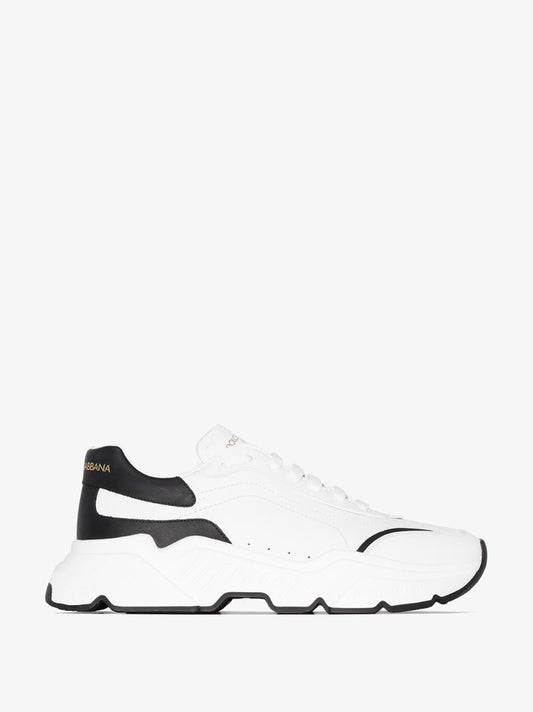 White Daymaster Leather Sneakers