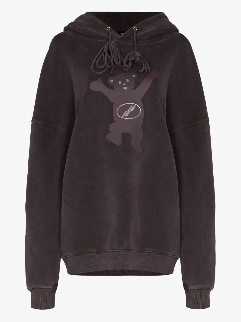 Teddy Print Hoodie
