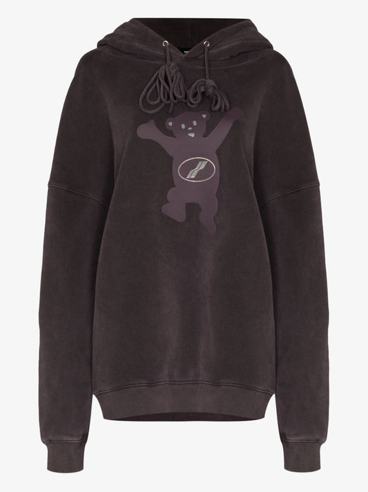 Teddy Print Hoodie