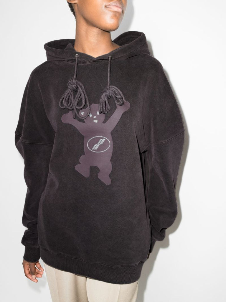 Teddy Print Hoodie