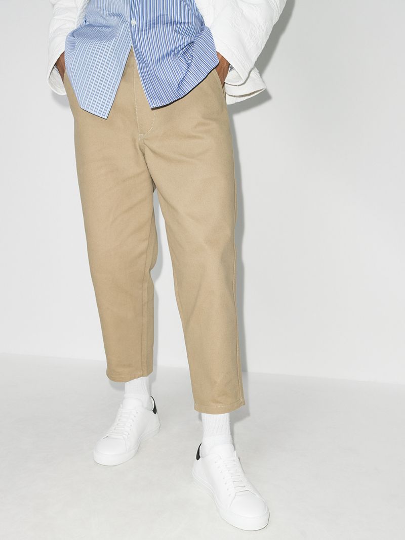 White Clean 90 Leather Sneakers