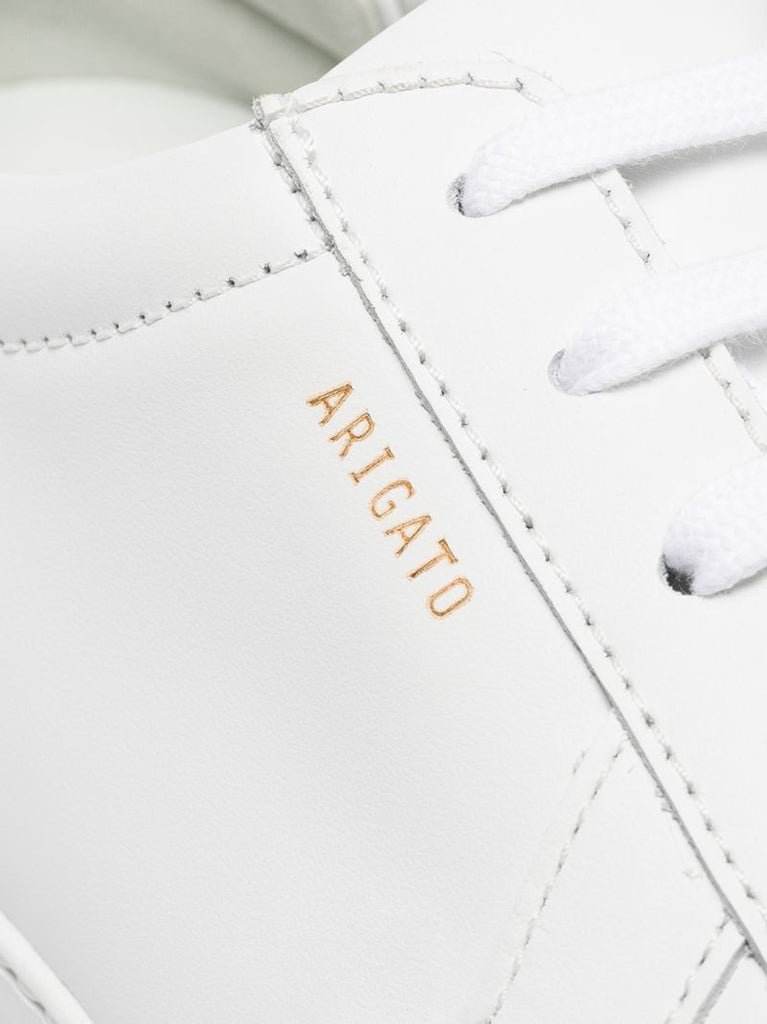 White Platform Leather Sneakers