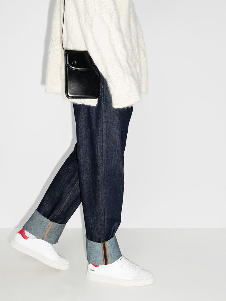 White Clean 90 Triple Leather Sneakers