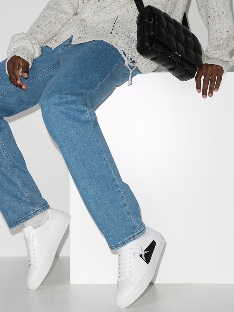 White Clean 90 Taped Bird Sneakers
