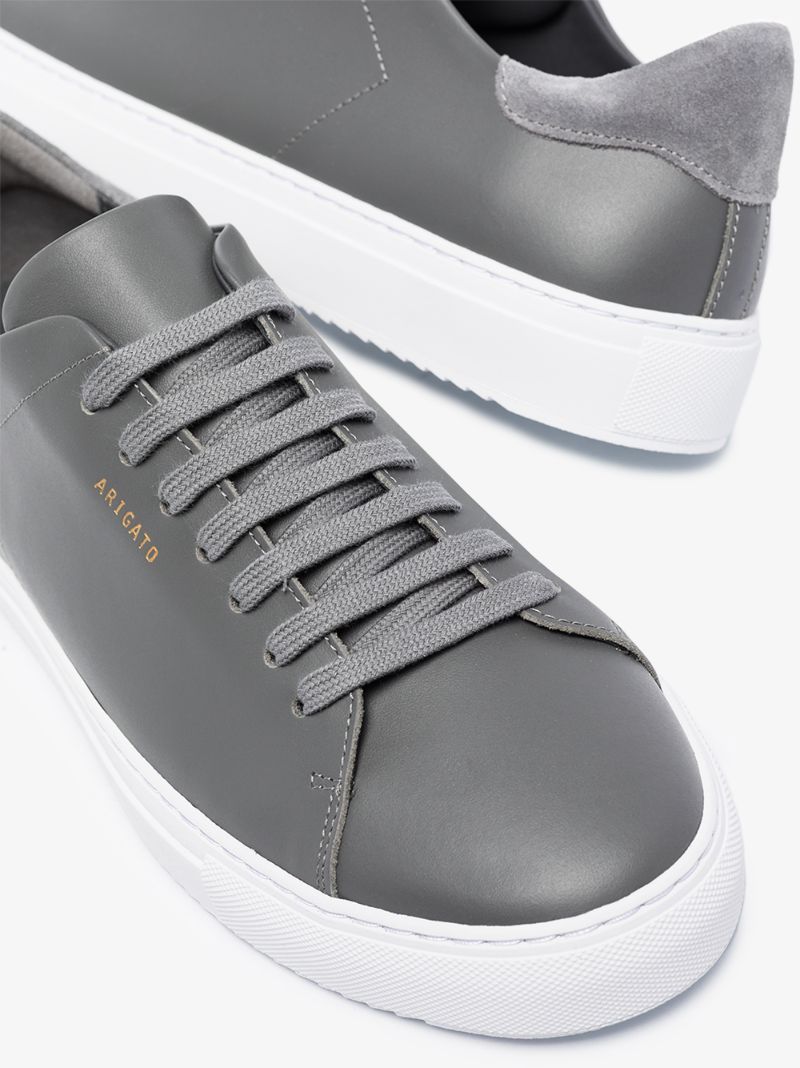 Grey Clean 90 Leather Sneakers