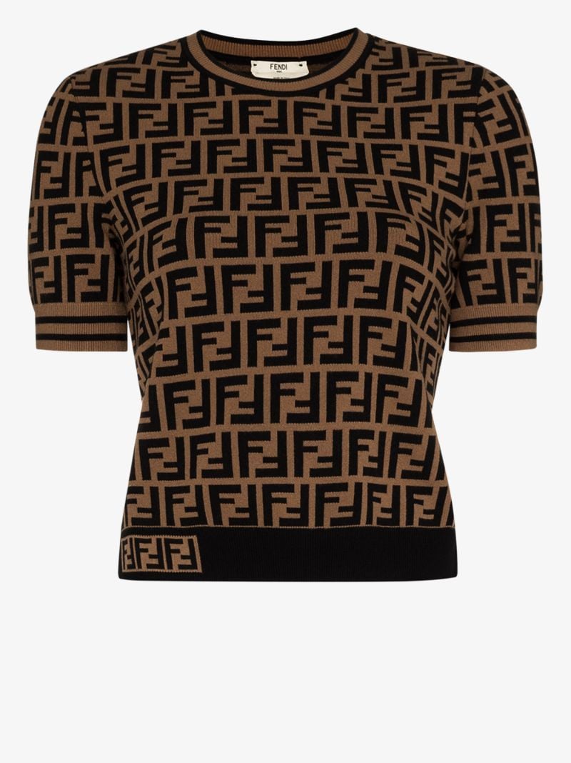 FF-print knitted top