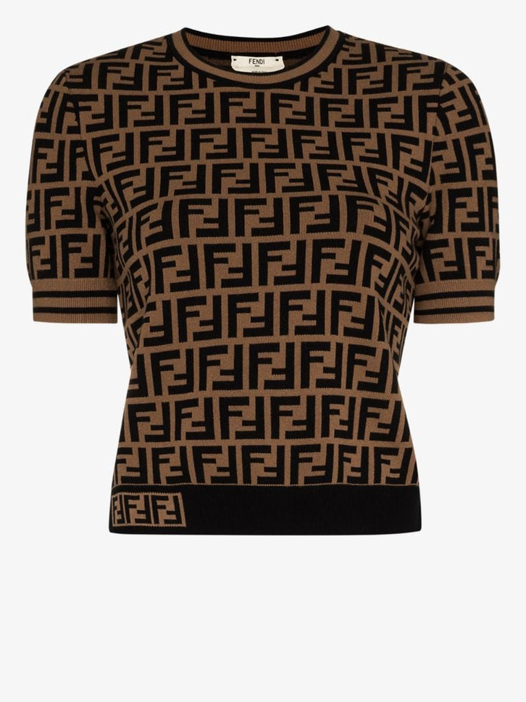 FF-print knitted top