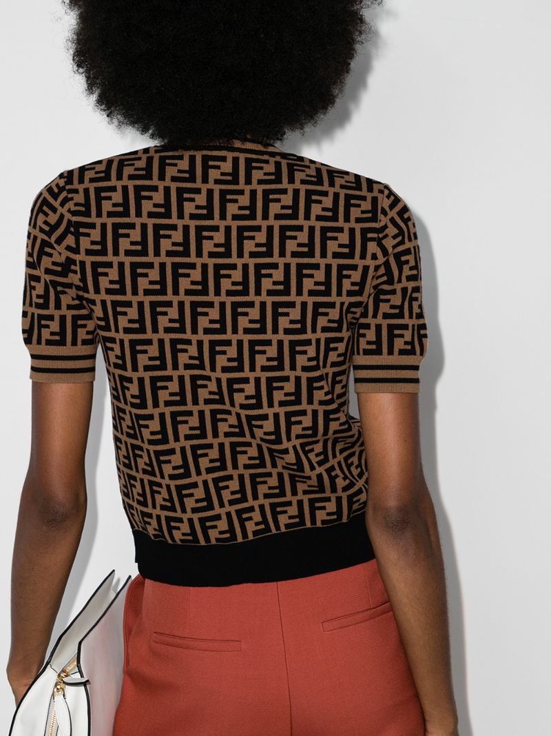 FF-print knitted top
