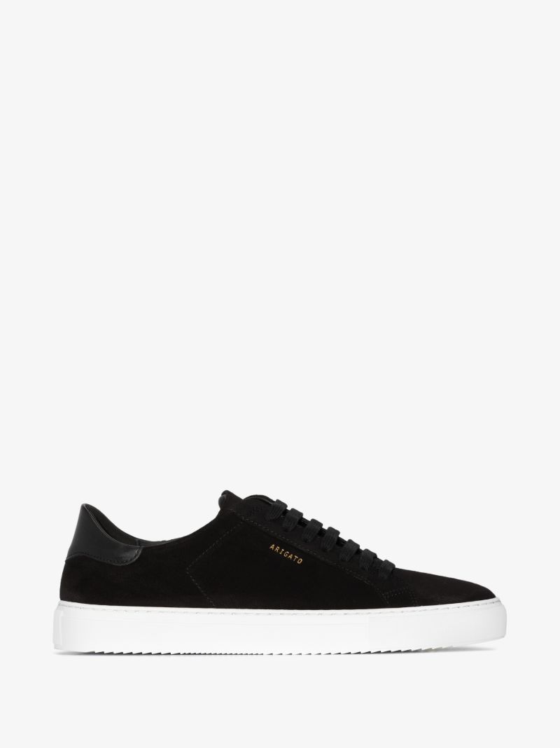 Black Clean 90 Suede Sneakers