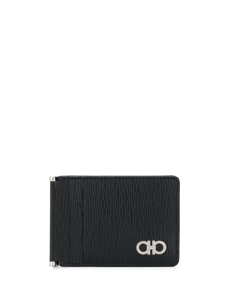 Black Gancini Leather Wallet