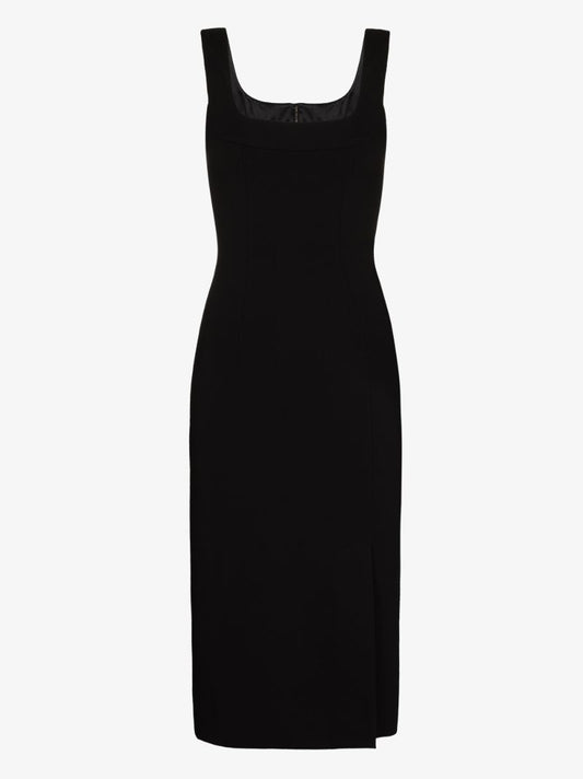 Square Neck Midi Dress