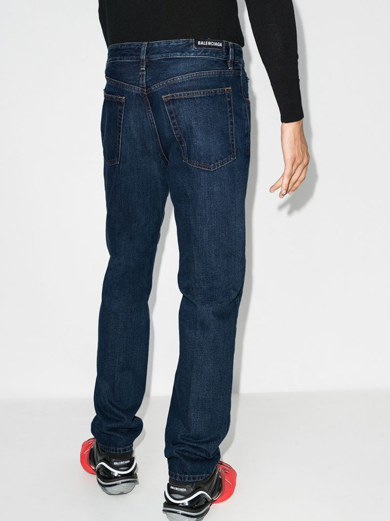 Faded Slim Leg Jeans