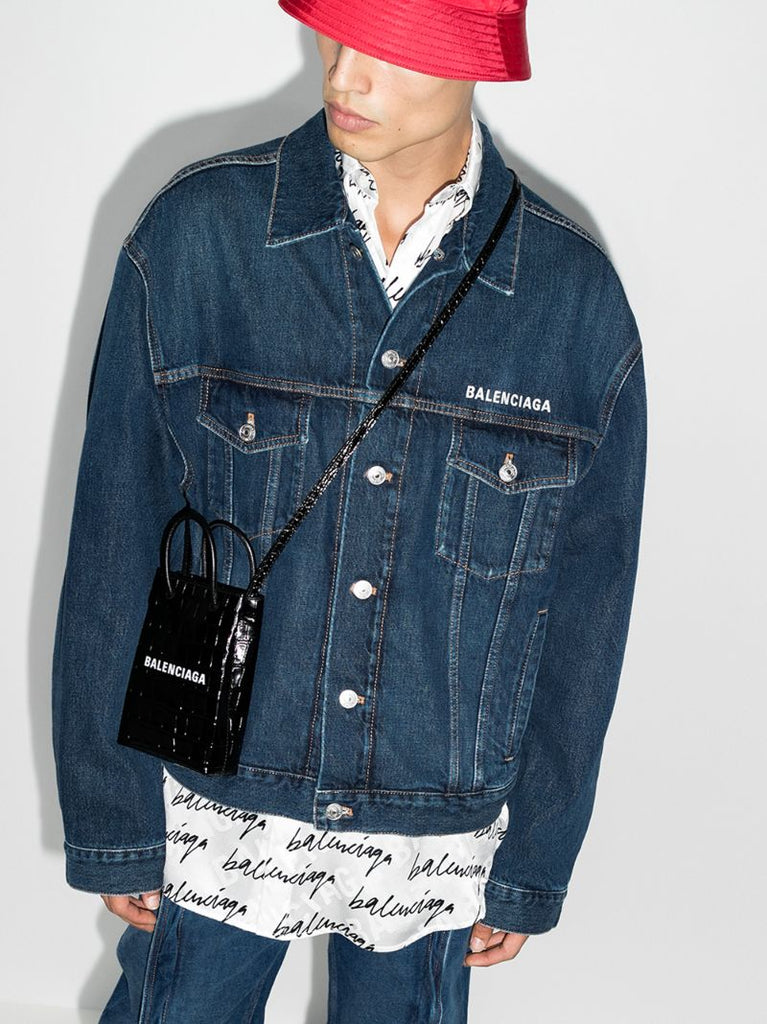 Embroidered Logo Denim Jacket