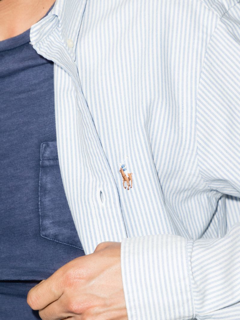 Polo Pony Striped Cotton Shirt
