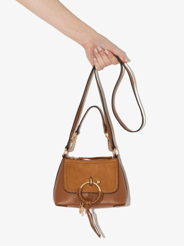 Brown Joan Small Leather Shoulder Bag
