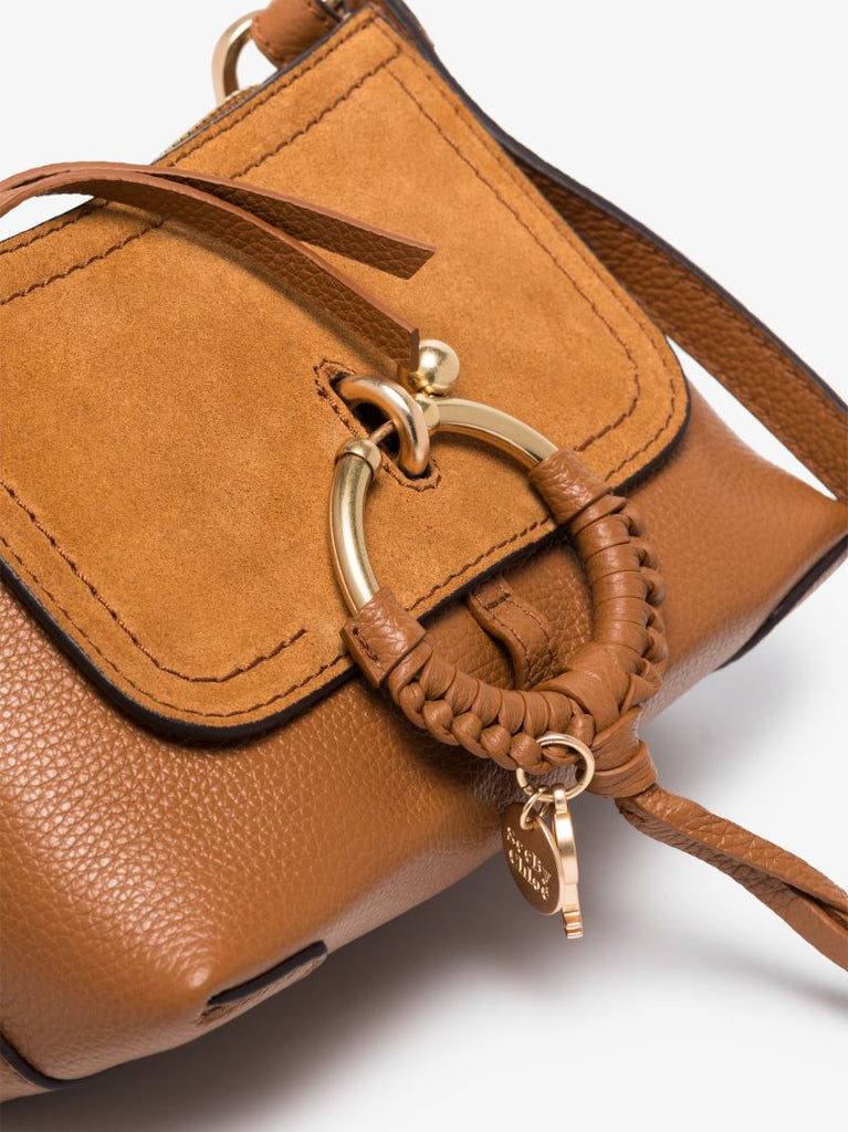 Brown Joan Small Leather Shoulder Bag