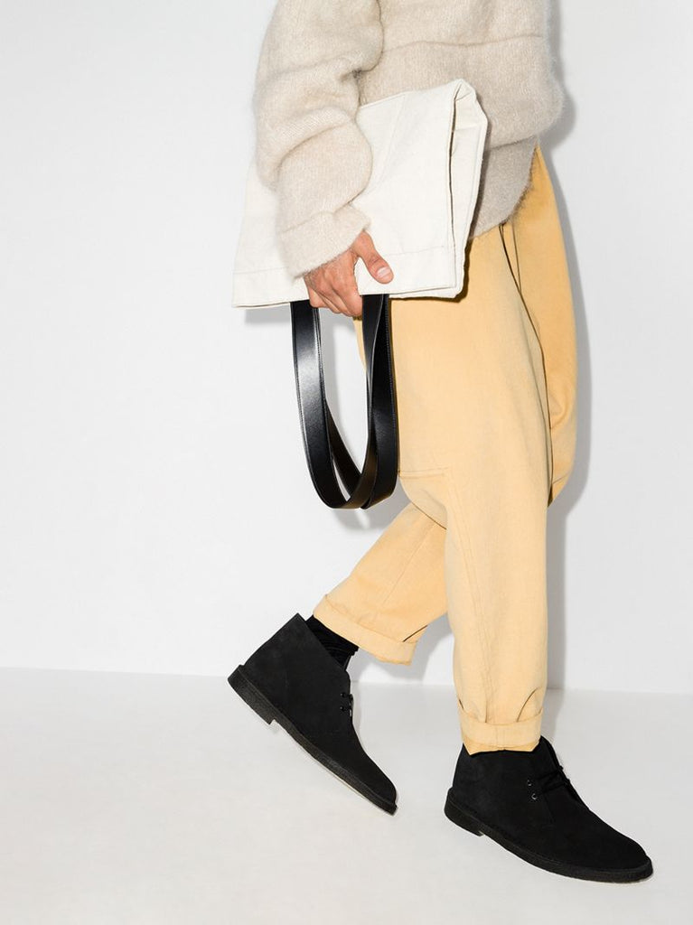 Black Suede Desert Boots