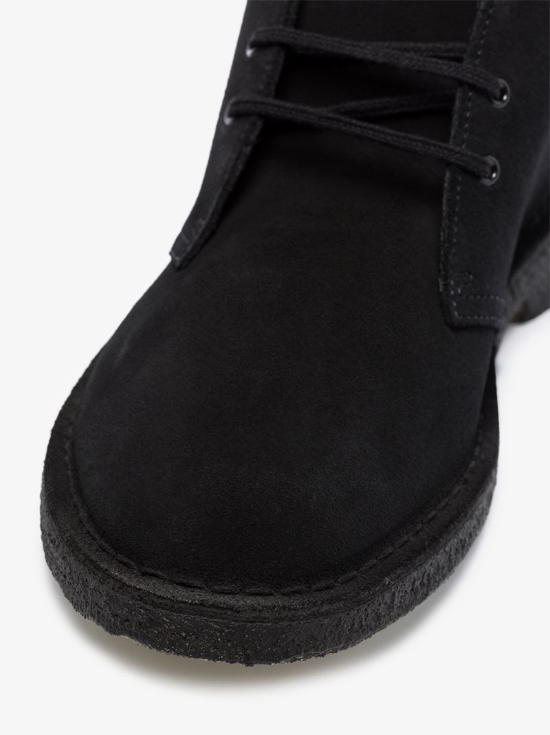 Black Suede Desert Boots