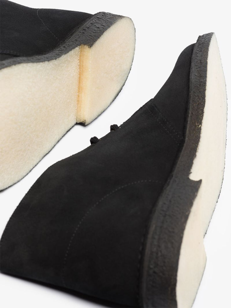 Black Suede Desert Boots