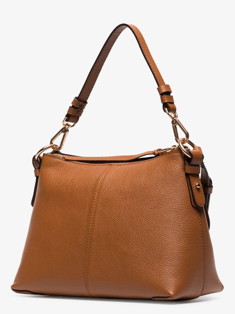 Brown Joan Leather Shoulder Bag