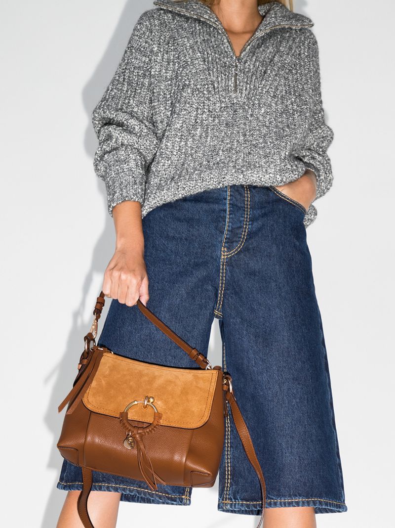 Brown Joan Leather Shoulder Bag