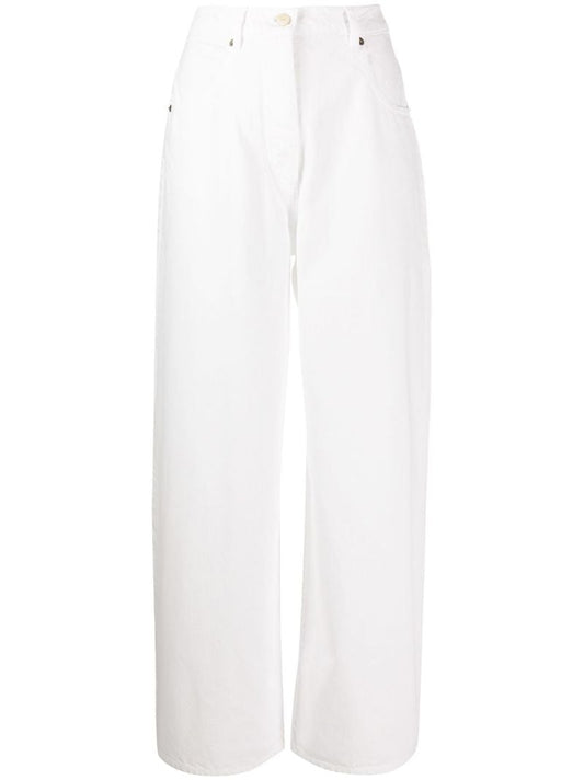 White Le Jean De Nimes Wide-leg Jeans