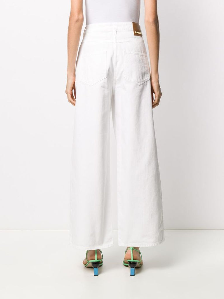 White Le Jean De Nimes Wide-leg Jeans