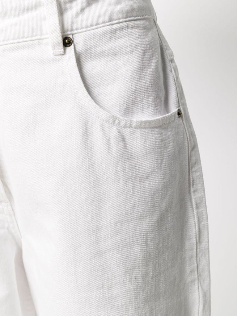 White Le Jean De Nimes Wide-leg Jeans