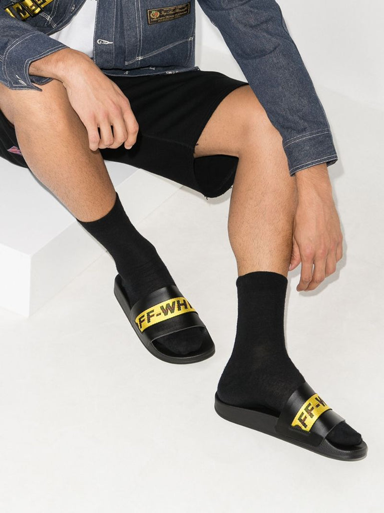Black and Yellow Industrial Slides