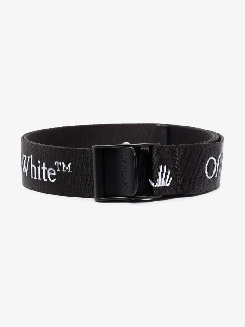 Black Mini Logo Industrial Belt
