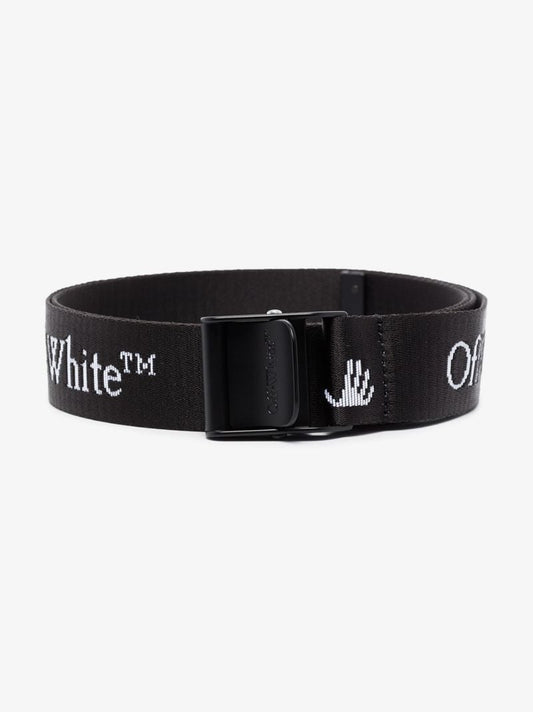 Black Mini Logo Industrial Belt