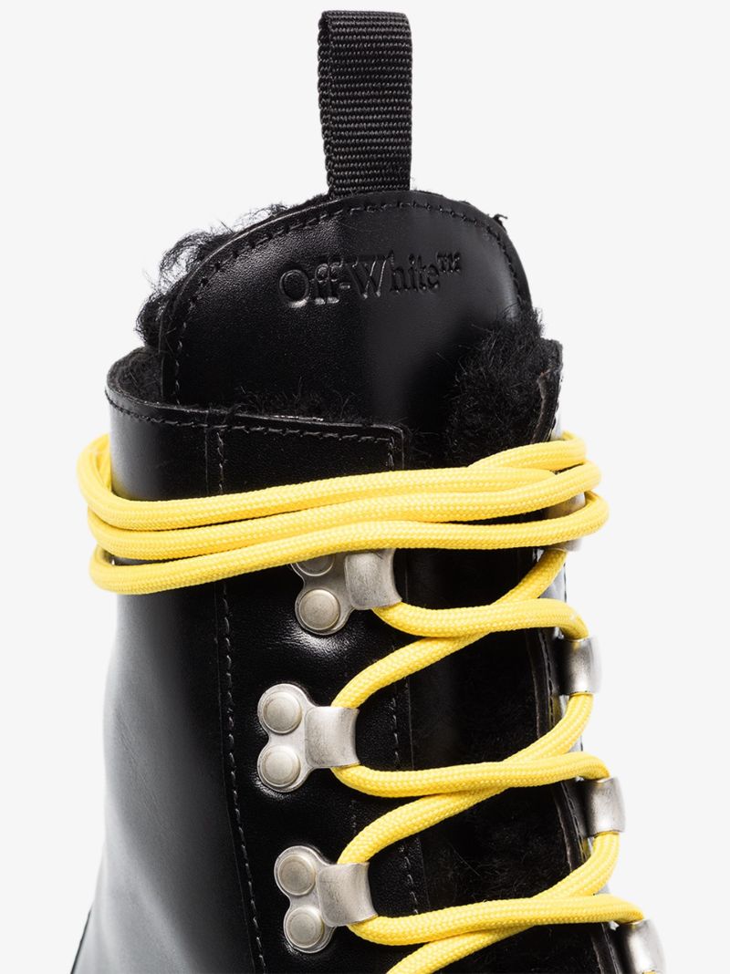 Black Leather Hiking Boots