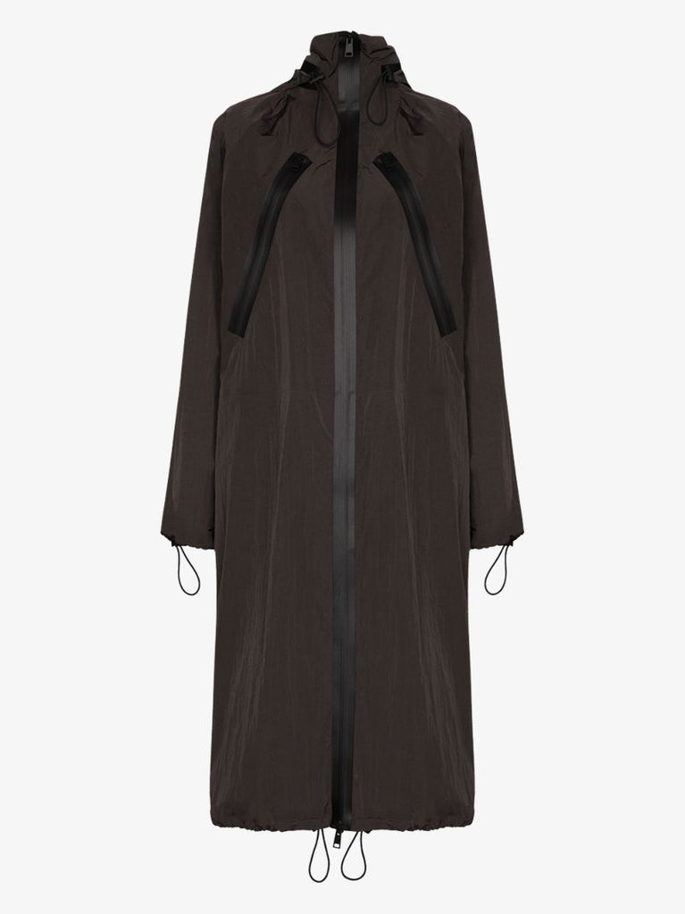 Long Hooded Parka Coat