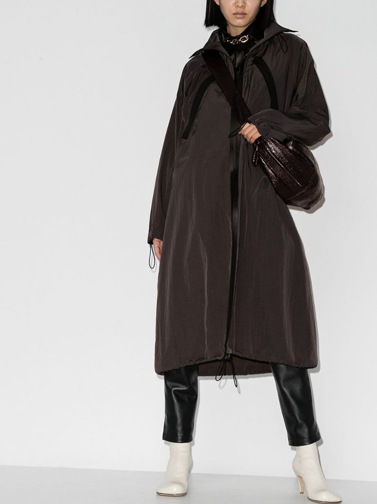 Long Hooded Parka Coat