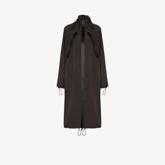 Long Hooded Parka Coat