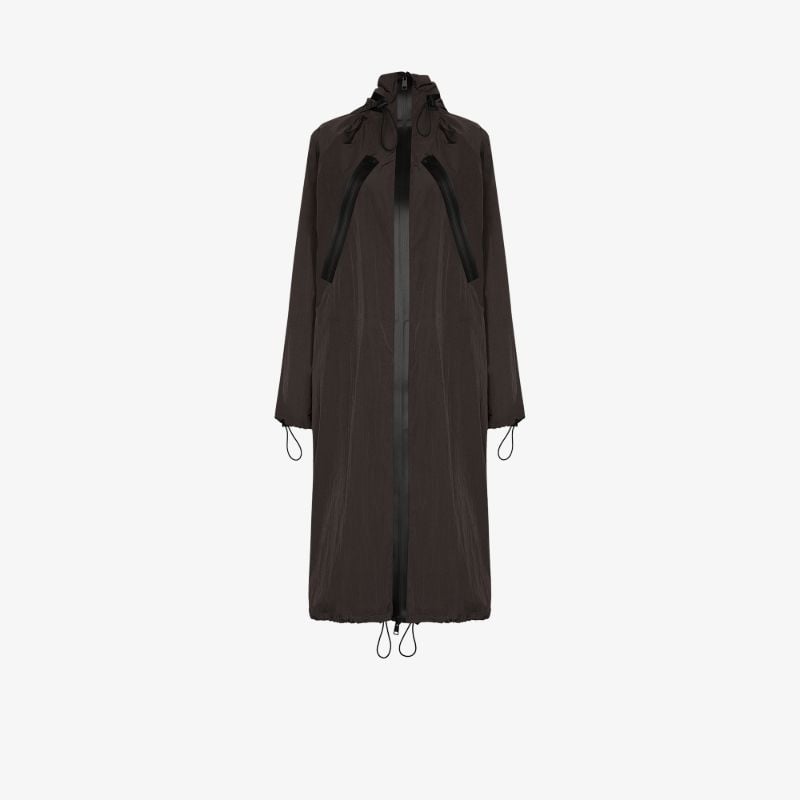 Long Hooded Parka Coat