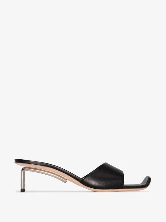 Black Allen 50 Leather Mules