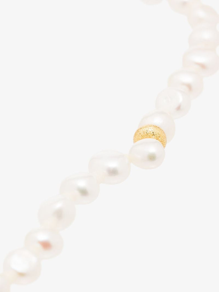 Gold-plated Stellar Pearl Beaded Anklet