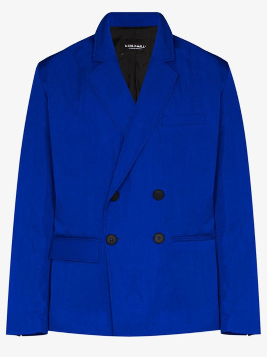 Bonded Double-breasted Blazer