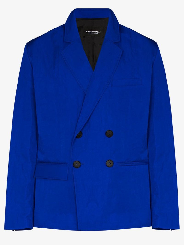 Bonded Double-breasted Blazer