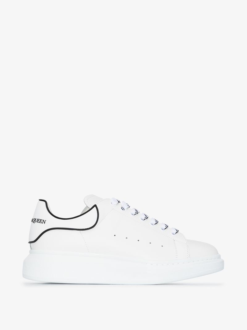 White and Black Oversized Sneakers