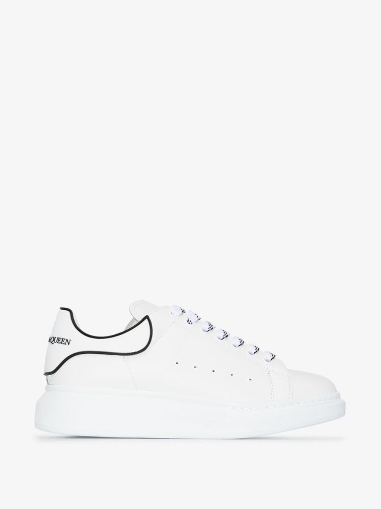 White and Black Oversized Sneakers
