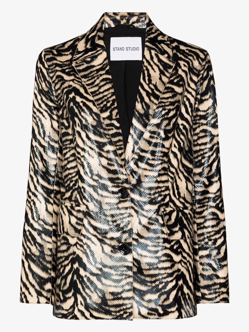Catherine Zebra Print Blazer