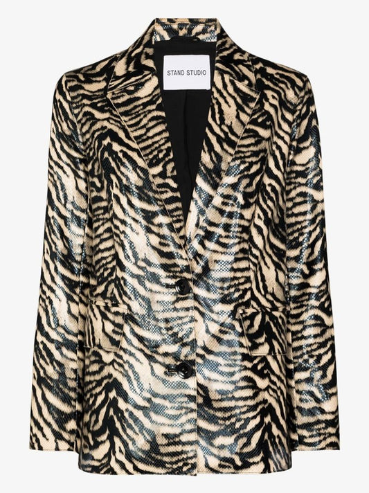 Catherine Zebra Print Blazer