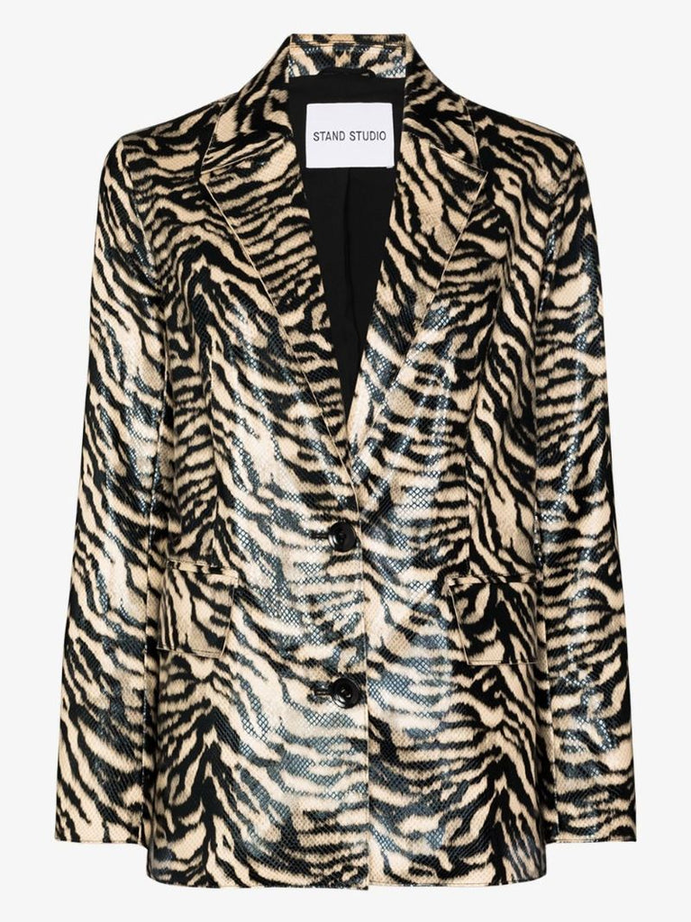 Catherine Zebra Print Blazer