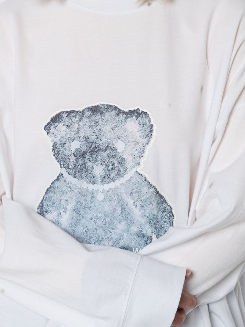 Teddy Bear Cotton Sweatshirt