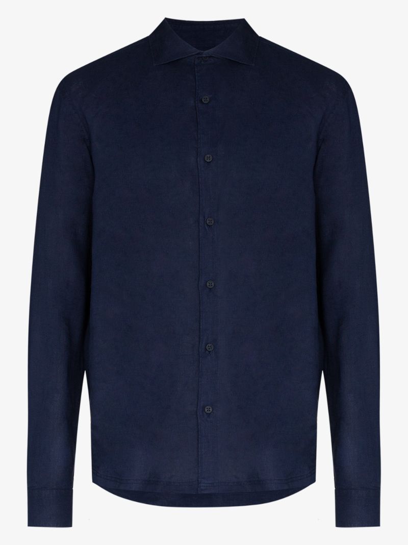 Giles Linen Long Sleeve Shirt