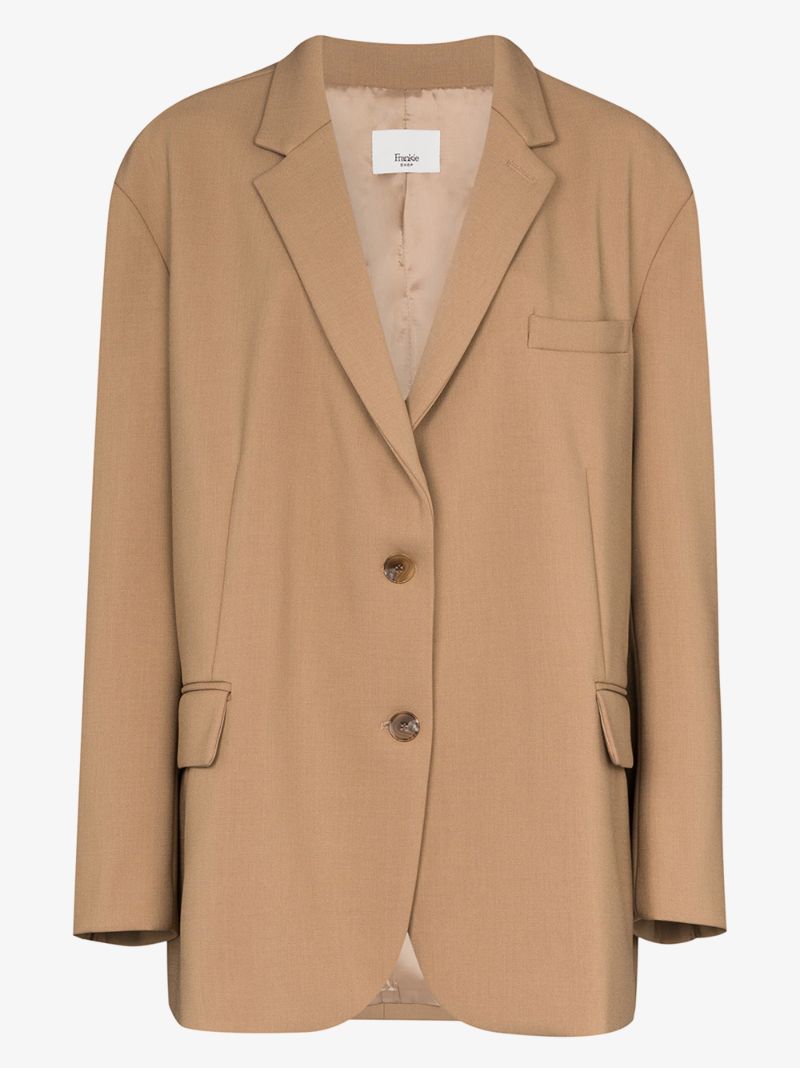 Neutral Bea Oversized Blazer