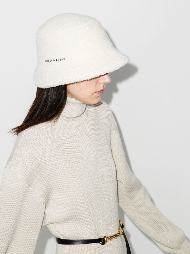White Denji Bucket Hat